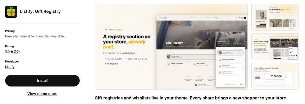 Listify: Gift Registry