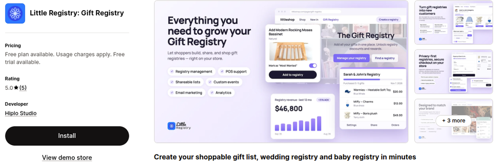 Little Registry: Gift Registry